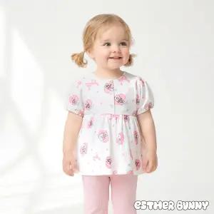 [에스더버니리틀] 러브미퍼프블라우스티셔츠