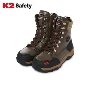 K2 케이투 세이프티 K2-69 브라운 지퍼 임업화 산림 작업화 안전화