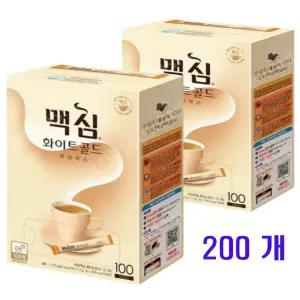 맥심 화이트골드 김연아 커피믹스 200T (100T x 2개)