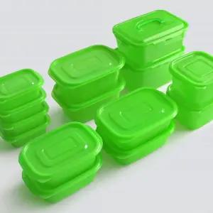 락스타 신선보관용기 반찬통 모음세트 신선보관용기 반찬통 그린박스