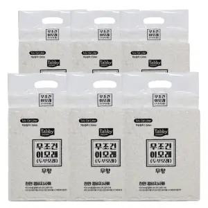 무조건 이모래 두부모래 가는입자 무향 2.5kg x 6개