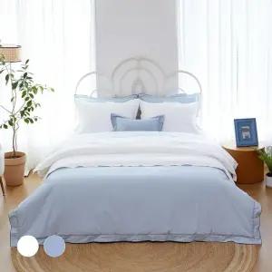 [스타필드고양]플랫 고밀도 면모달 간절기이불(S) /블루