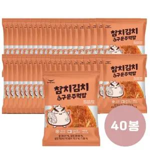 한우물 참치김치 구운주먹밥 100g x 40팩
