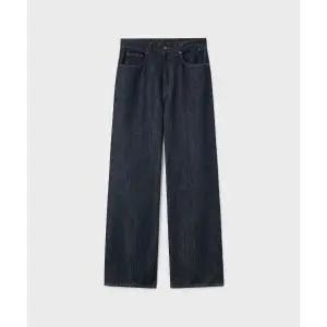 매장정품 BELIER 미드 와이드 데님 팬츠 - 로우 인디고
