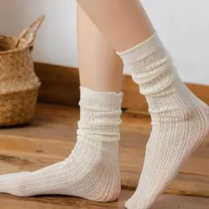 (다올)여성 중목 양말 펀칭 레이스 시스루 짜임 패션 1P