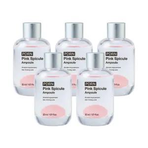 더마인스 PDRN 핑크 스피큘 앰플 5개 3초 볼륨앰플 주름개선 펩타이드 고순도 연어 DNA