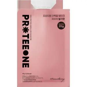 [프로티원]단백질 쉐이크 파우치 딸기맛(40g x 7팩) 1박스
