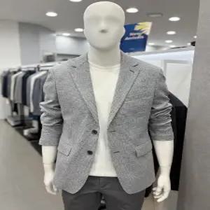 [트루젠]남자 봄여름 린넨(마) 혼방 투톤 마이크로 체트 캐주얼 콤비 자켓_JK