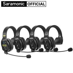 Saramonic WiTalk WT4S 전이중 통신 무선 헤드셋 시스템 해양 보트 인터콤 코치 마이크