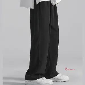 남자통바지 팬츠 와이드 남성 트레이닝 통넓은 밴딩 통큰 편한 고무줄 쿨학생uvw071