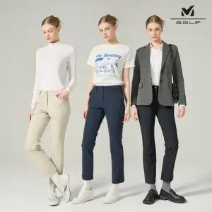[프리미엄] 밀레골프 26SS 트리코트 파워 스트레치 팬츠 3종, 여성