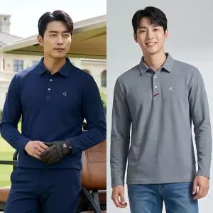 KYJ김영주 샬레스 카라티셔츠 골프웨어 긴팔티