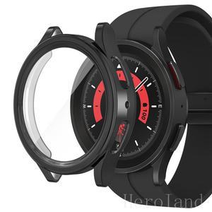 갤럭시 시계 5 프로 45mm SmartWatch 화면 보호기 액세서리 프레임 케이스 소프트 TPU에  2PCS 전체 커버