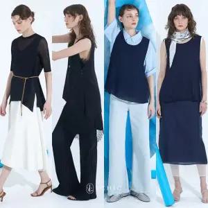 엘시크 뱃살커버 쉬폰 베스트 2종