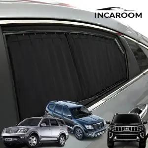 모하비 더마스터 햇빛가리개 커튼 레일형 차박 암막 차량커튼