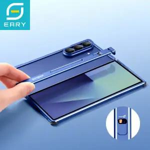 지갑케이스 호환 삼성 갤럭시 Z 폴드 7용 이어리 프레임리스 케이스 미니멀리스트 알루미늄 폰 커버 마그세