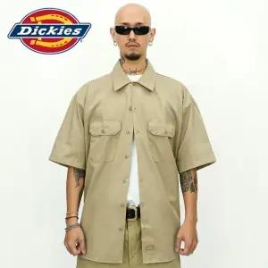 디키즈 워크 셔츠 반팔 카키 126231044