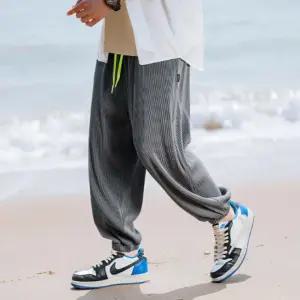 남성 쿨링 조거 팬츠 여름 냉장고 운동 데일리 통큰 편한 간절기 시원한옷 와이드 남성 허리밴딩