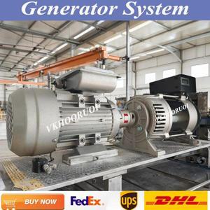 고효율 50KW/100KW 영구 자석 3상 AC 발전기 220V/380V 50Hz 전압 조절기 포함 산업용