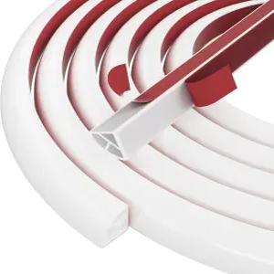 바닥 튜브 캐비닛 곡선 계단 기둥 및 벽-118 L x 0.6 W H를 위한 유연한 쿼터 라운드 몰딩 구부릴 수 있는