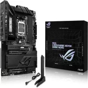 ASUS ROG 크로스헤어 X870E 다크 히어로 ATX 마더보드 20+2+2 파워 스테이지 DDR5 슬롯 PCIe 5.0 5개의 M.2