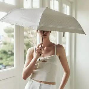 [닥스](강남점)DBUM6E501I2 [닥스 양산][양우산] 베이지 DD패턴 양산 (우산 겸용)