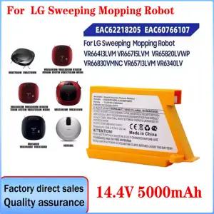 밧데리 호환 LG 로봇 진공청소기 VR6270LVB VR6270LVMB VR63455LV VR6370LVM VR64604LV EAC60766103용 고용