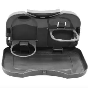 2구 접이식 컵홀더 자동차 컵홀더 트레이 뒷자리 차량용