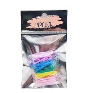 TBZ 파스텔 머리끈 대 50p 칼라고무밴드 대용량머리끈 고무줄