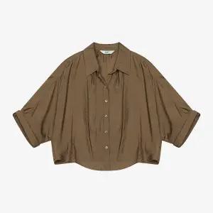 [롯데백화점]베스띠벨리 오픈카라 오버핏 블라우스 BKBAF2446