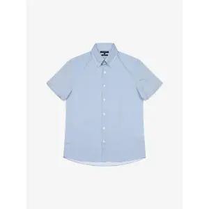 파렌하이트 패턴 프린트 저지 반팔 셔츠 B