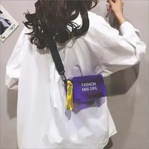 미니사이즈 크로스백 젤리가방 반투명 사각 스트랩 숄더백 학생보조가방