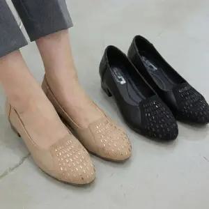 |CCS7F32|여성 사무실 패션 모던 스터드 일상 신발