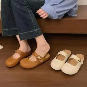 |CCS7F2A|여성용 캐주얼 편안한 뮬 슬리퍼