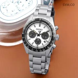 SSC813P1 크로노그래피 블랙판다 빈티지 솔라 남자 메탈 시계 d7