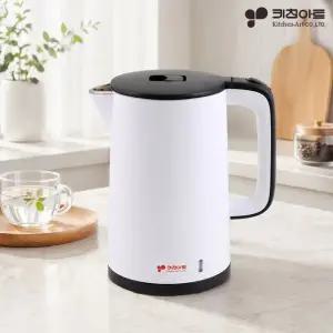 키친아트 전기포트 대용량 1.8L 304스테인리스 이중단열 보온 KK-2618 /NSM
