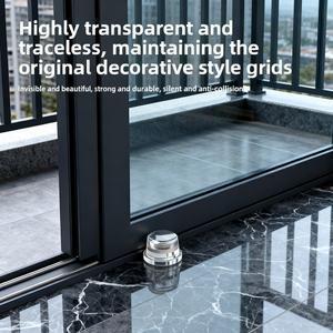 바닥 도어 스톱퍼 실리콘 스톱 소음 논슬립 방지 가구 보호 투명 범퍼