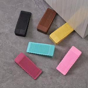 안전 실리콘 도어 스톱 블록 웨지 임팩트 스톱퍼 리테이너 후면