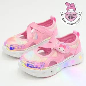 마이멜로디 정품 생일선물 산리오 여름 마멜 메쉬 여아 LED 운동화