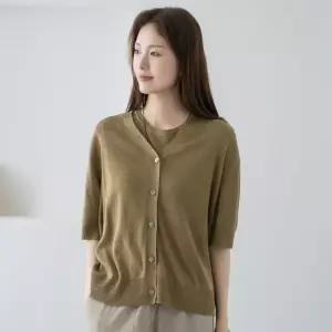 엄마옷 마담4060 린넨나시가디건세트 -QSET2604004-