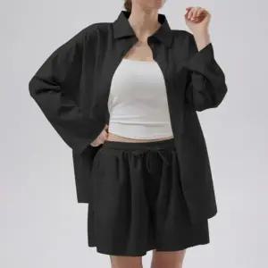 여성 루즈핏 셔츠 반바지 셋업 세트 여리여리한핏 상하세트