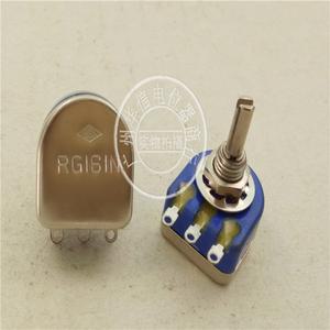 오리지널 새 제품 100% RG161N 15S B10K B20K B2M 단일 전위차계 핸들 길이 15MM (스위치)