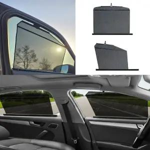 자동차창문가리개 차량용 운전석 뒷좌석 롤 커튼 햇빛 가리개 가림막 블라인드 썬바이저 커튼