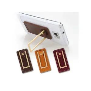 국내산 소가죽 사각 스마트 링 핸드폰 거치대 UFA5+6CQQ