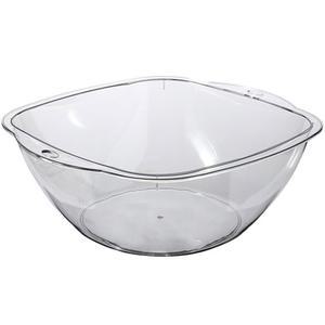 세척대 플라스틱 휴대용 욕조 과일 접시 통 접이식 병용 투명 살롱