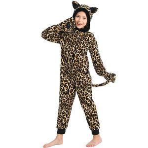 위비쉬 칠드런 타이거 원시 유니 동물 코스프레 의상 원피스