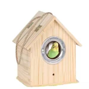 앵무새 새장 대형 소형 나무둥지 사육상자 새집 새둥지