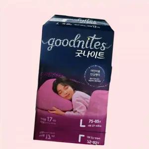 하기스 굿나이트 안심팬티 속옷 언더웨어 대형 여아 17p x 1개 4447302