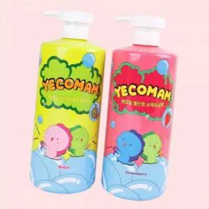 예꼬맘 대용량 1L 키즈 어린이 3in1 올인원 바스 앤 샴푸 x 2개세트 아기 바디워시 4312092