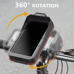 터치스크린 자전거 스쿠터 핸들바 폰 케이스 가방 방수 오토바이 MTB 휴대폰 거치대 스탠드 퀵 락 릴리즈